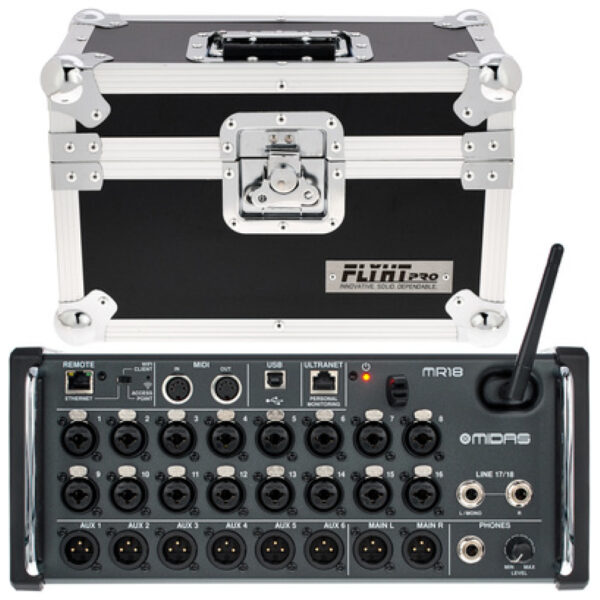 Midas MR 18 Flyht Case Bundle Midas MR 18 Flyht Case Bundle